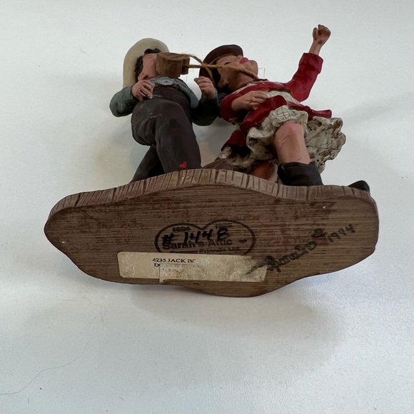 Sarah’s Attic Figurine Sally Booba and Jack Boy Saturday Night Roundup 1994 - Picture 13 of 16